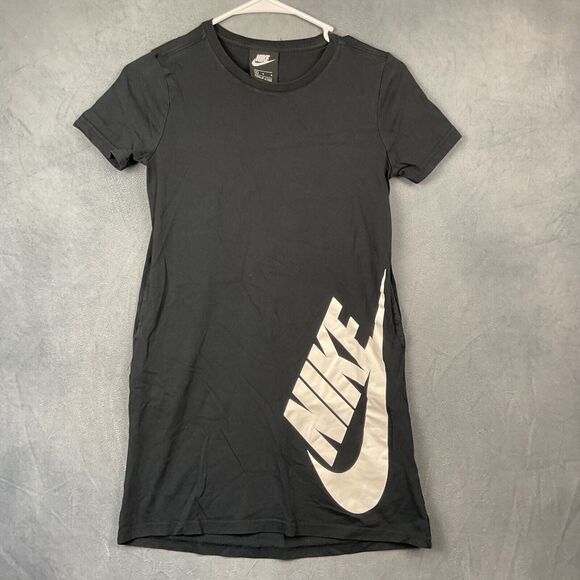 Nike Girls Bodycon Mini Dress Medium Pockets Athletic Tomboy Workout Active - Picture 1 of 10